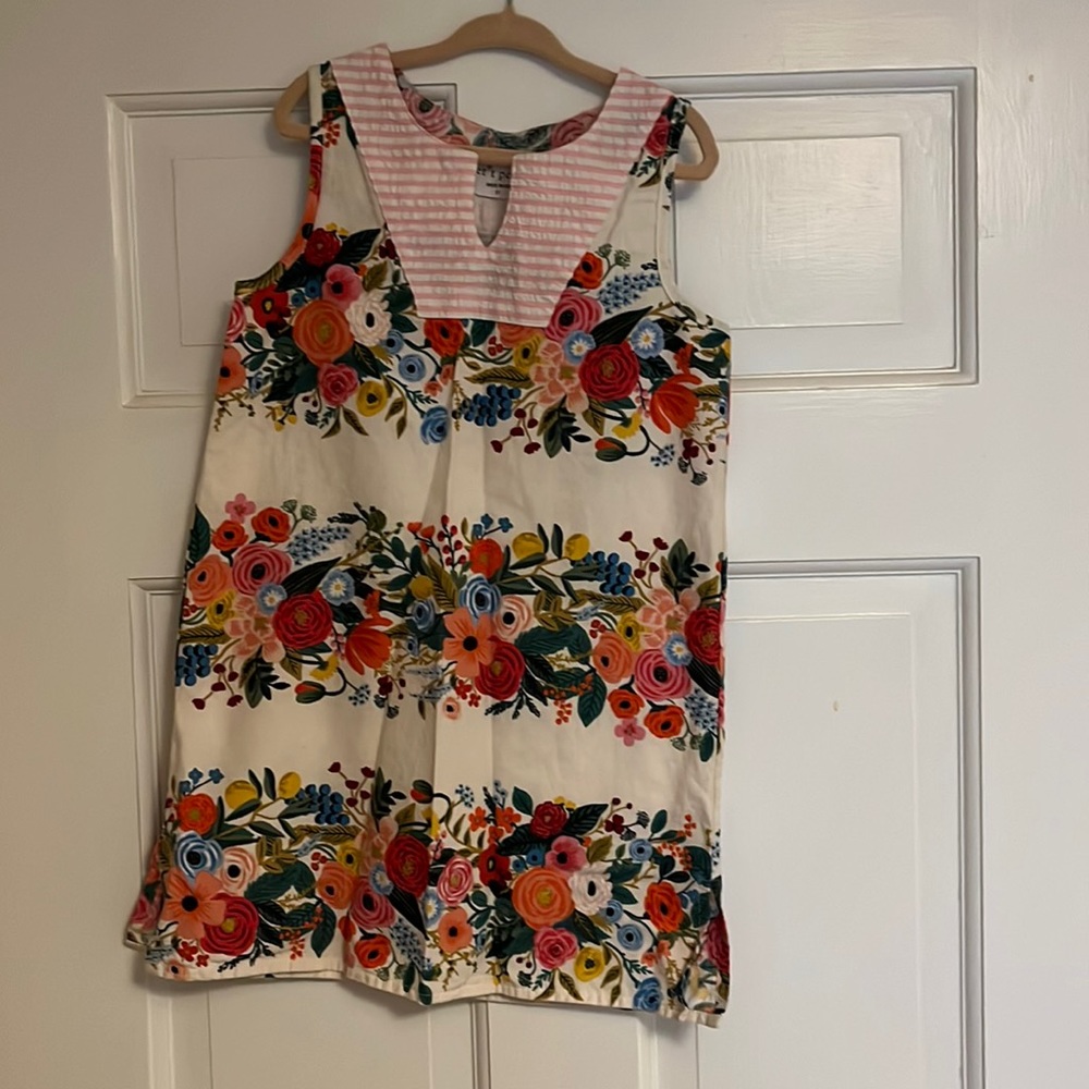 Petit Peony floral girls tunic dress
